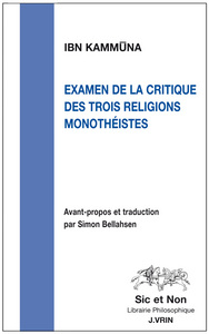 Image de Examen de la critique des trois religions monothéistes