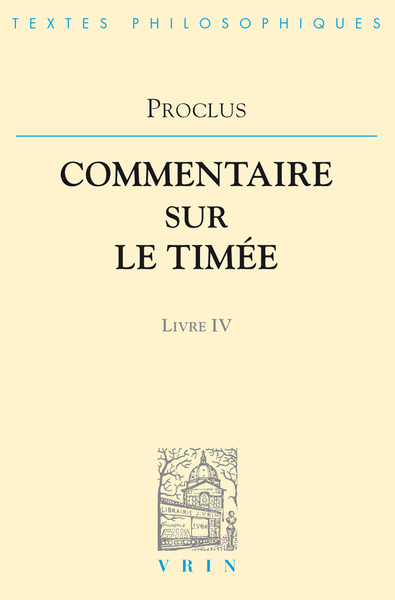 Picture of Commentaires sur le Timée - Livre 4