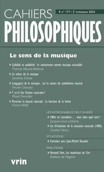 Picture of Le sens de la musique