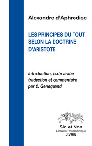 Image de Le principe du tout selon la doctrine d'Aristote