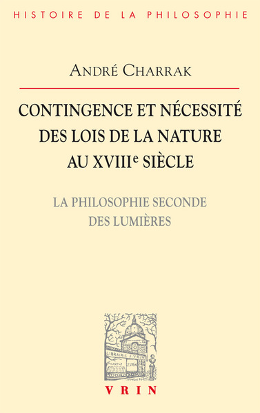 Picture of Contingence et nécessité des lois de la Nature au XVIIIe siècle