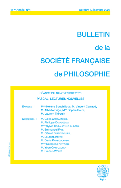 Picture of Pascal, lectures nouvelles