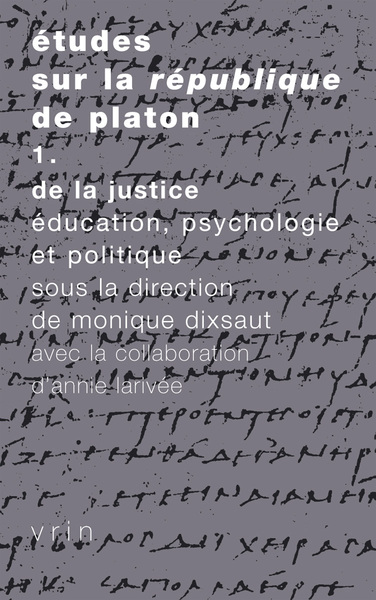 Image de Études sur la Republique de Platon