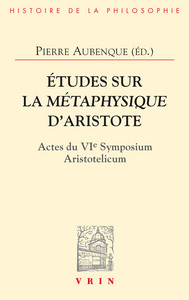 Image de Études sur la Métaphysique d'Aristote