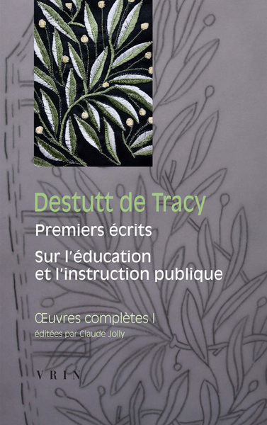 Picture of Œuvres complètes, tome I: Premiers écrits Sur l'éducation et l'instruction publique