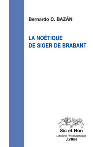 Image de La noétique de Siger de Brabant