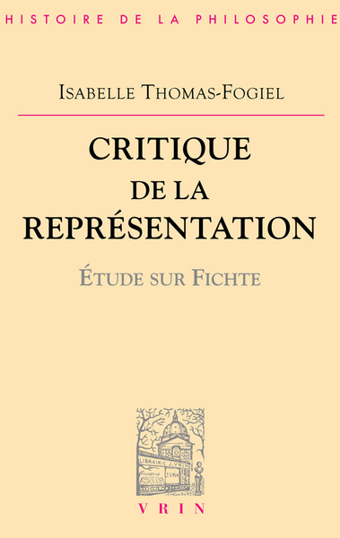 Picture of Critique de la representation