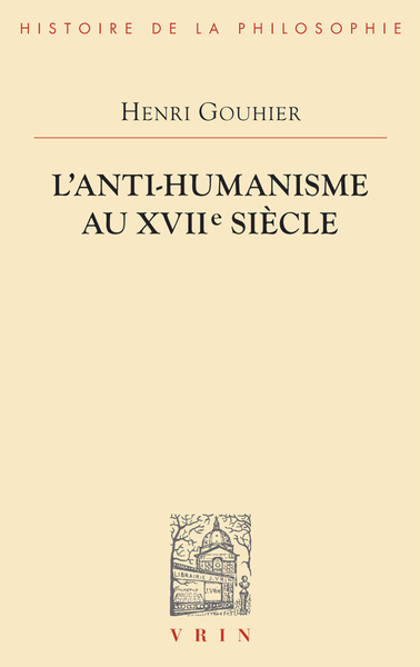 Picture of L'anti-humanisme au XVIIe siècle