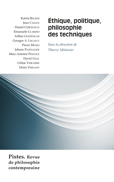 Image de Éthique, politique, philosophie des techniques