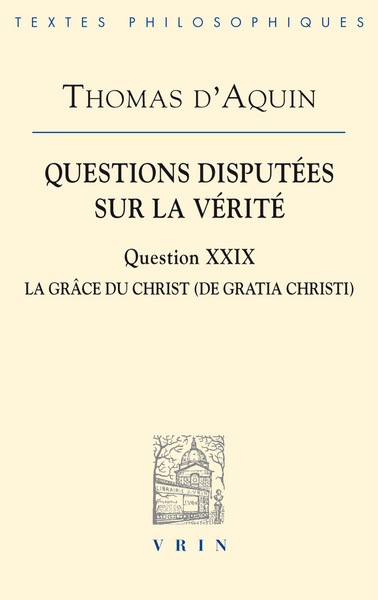 Image de Questions disputées sur la vérité