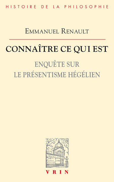 Picture of Connaître ce qui est