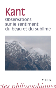 Picture of Observations sur le sentiment du beau et du sublime