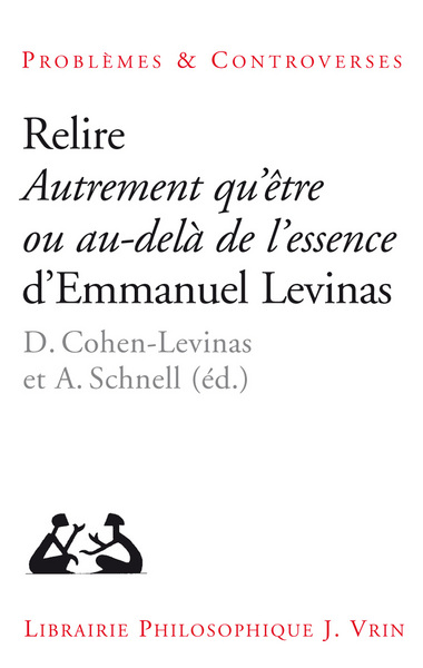 Image de Relire Autrement qu'être ou au-delà de l'essence