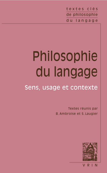 Image de Textes cles de philosophie du langage