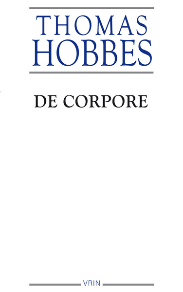 Picture of De Corpore