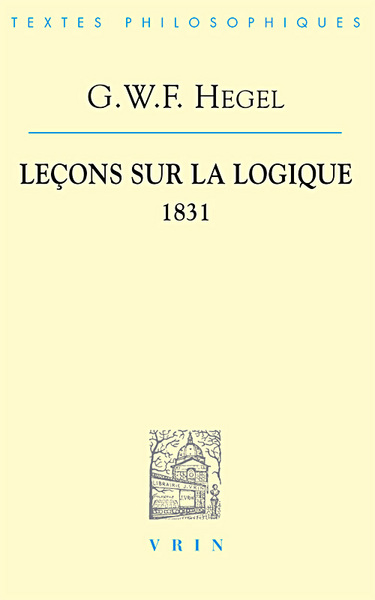 Picture of Leçons sur la logique (1831)