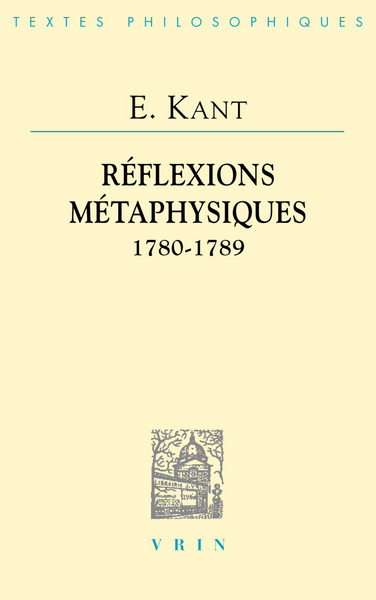 Picture of Réflexions métaphysiques