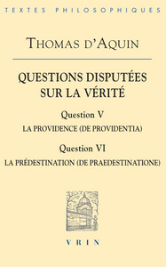 Image de Questions disputées sur la vérité