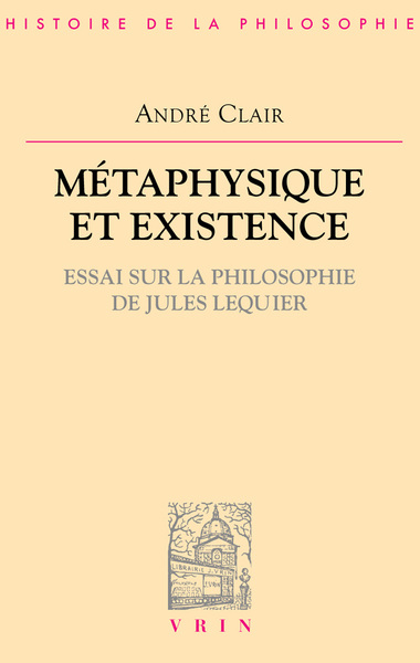 Picture of Métaphysique et existence