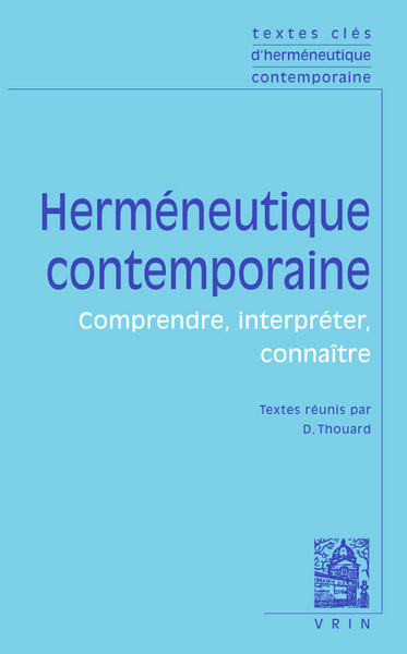 Image de Textes clés d'herméneutique contemporaine