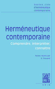 Image de Textes clés d'herméneutique contemporaine