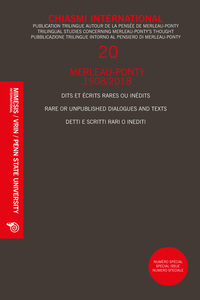 Picture of MERLEAU-PONTY 1908/2018 DITS ET ECRITS RARES OU INEDITS