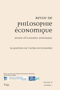Picture of La question de l'autre en économie