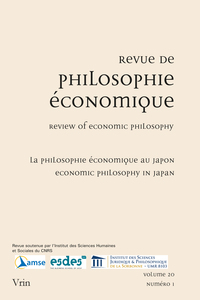 Picture of La philosophie économique au Japon / Economic Philosophy in Japan