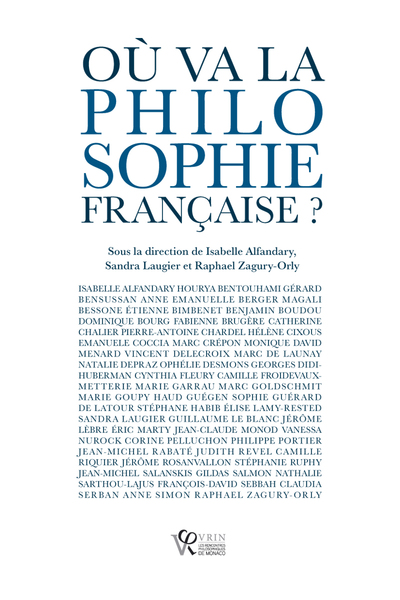 Image de Où va la philosophie française?