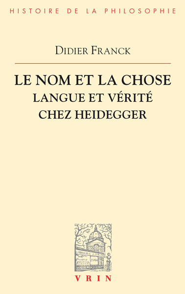 Picture of Le nom et la chose