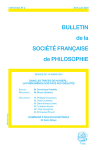 Picture of Dans les traces de Husserl: la phénoménologie face aux idéalités