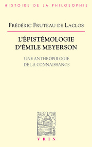 Image de L'épistémologie d'Émile Meyerson