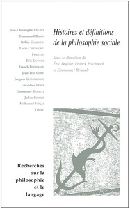 Image de Histoires et définitions de la philosophie sociale