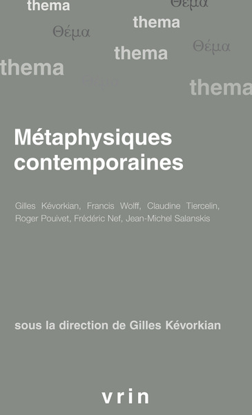 Image de Métaphysiques contemporaines