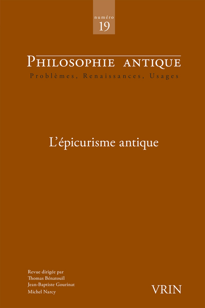 Image de L'épicurisme antique