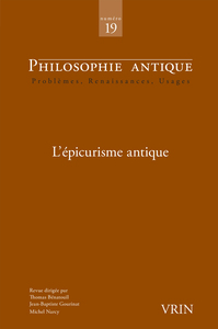 Picture of L'épicurisme antique