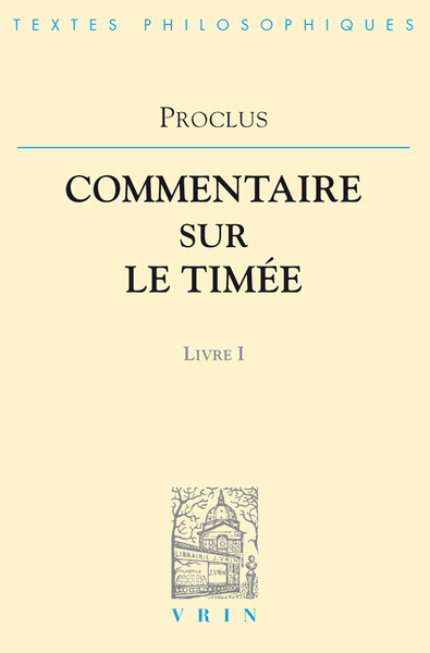Image de Commentaires sur le Timée - Livre 1