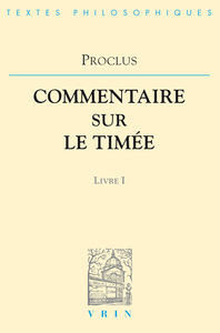 Image de Commentaires sur le Timée - Livre 1