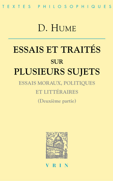 Picture of Essais et traités sur plusieurs sujets II