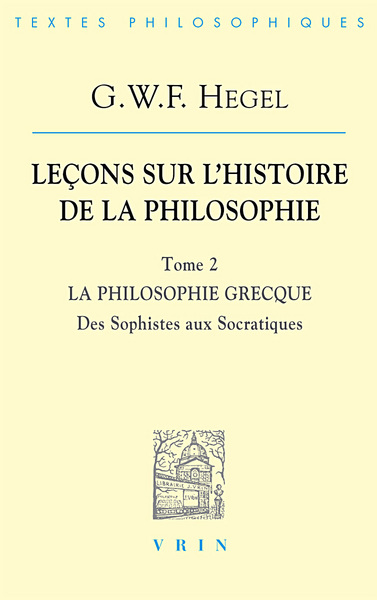 Image de Leçons sur l'histoire de la philosophie II
