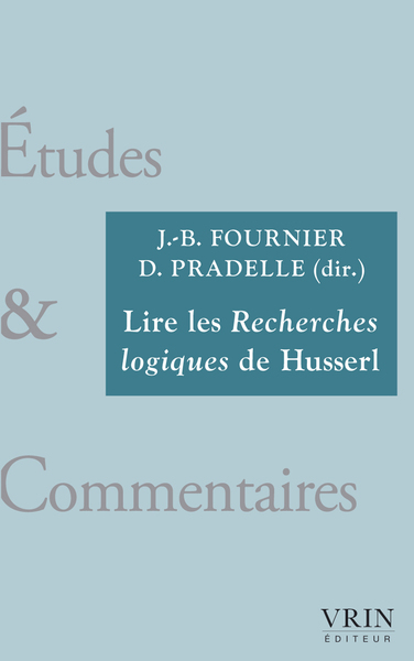Image de Lire les Recherches logiques de Husserl