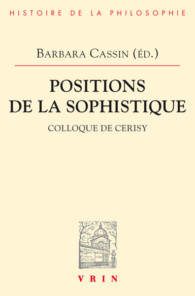 Image de Positions de la sophistique