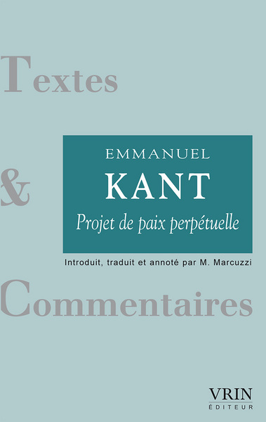 Picture of Vers la paix perpétuelle