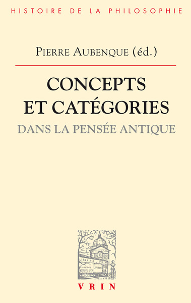 Image de Concepts et catégories dans la pensée antique