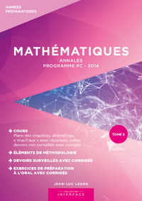 Image de MATHEMATIQUES - Annales - Programme PC 2014 - Tome 5