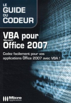 Picture of VBA POUR OFFICE 2007 VBA OFFICE 2007