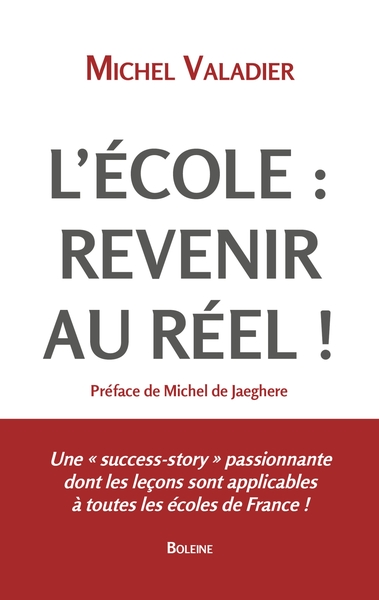 Image de L'école : revenir au réel !