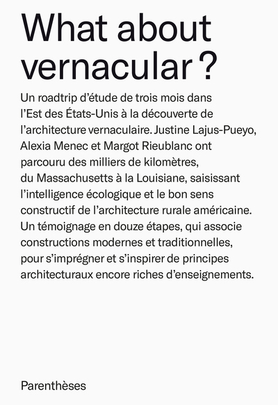 Image de What about vernacular ?