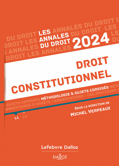 Picture of Les Annales du droit constitutionnel 2024