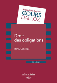 Picture of Droit des obligations. 16e éd.